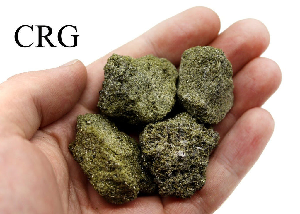 Rough Epidote / 1" AVG - 1 PIECE