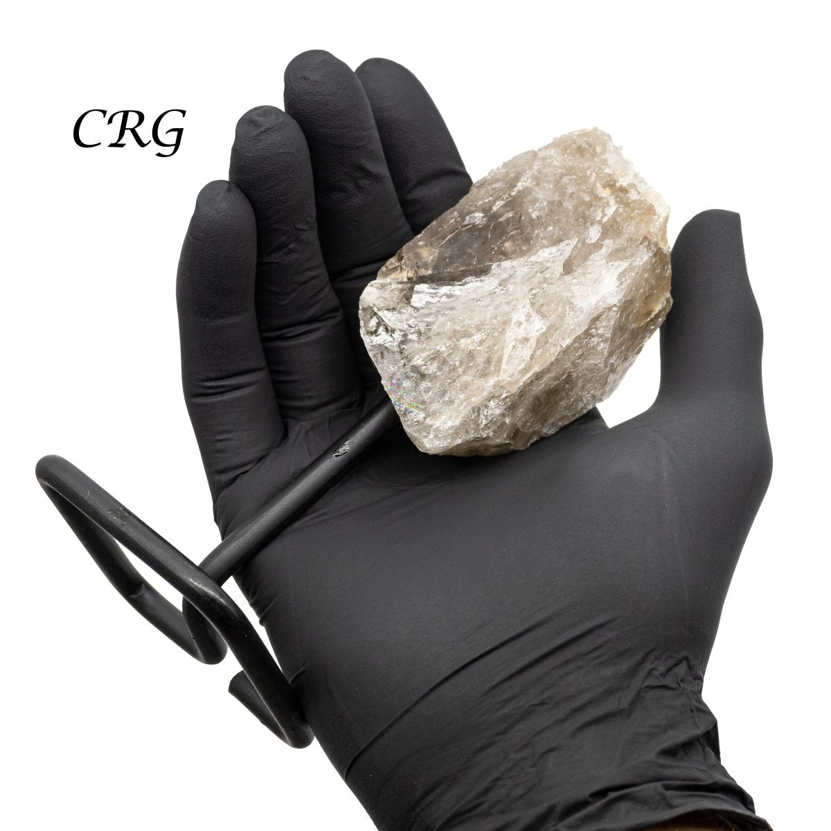 1 PIECE- Rough Smokey Quartz On Stand (2"- 4") AVG