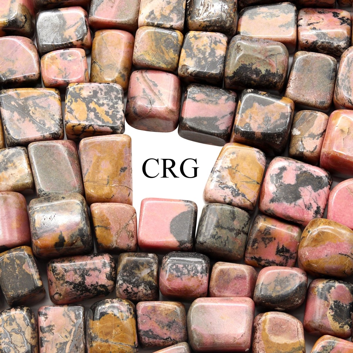Tumbled Rhodonite from Pakistan 1 to 2 inch (1 piece)