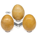 1 PIECE - Yellow Onyx Egg (50 MM) AVG