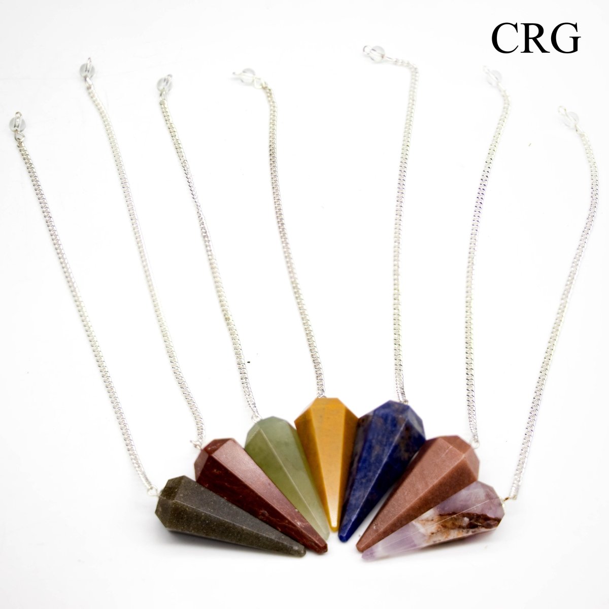 1 SET - Mixed Gemstone Pendulums / 7 Set