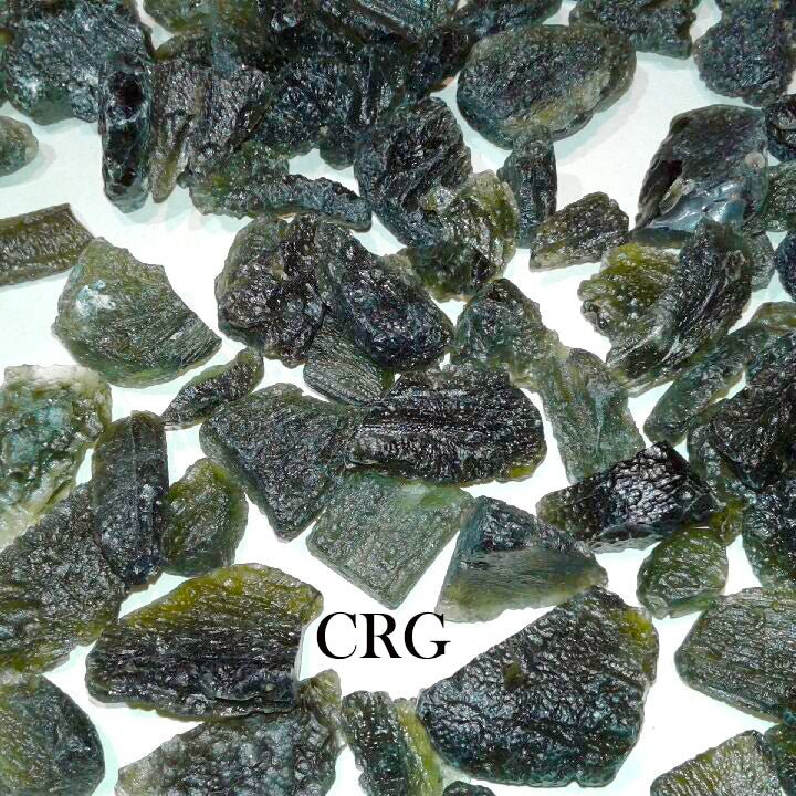 10-Gram Lot-Moldavite-Tektite, Czech Republic-Besednik , Genuine Moldavite 3-8g