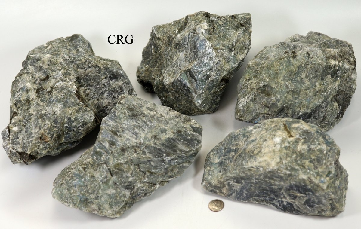 10 KILO LOT - Labradorite Large Rough Rock from Madagascar / 1-5 kg avg.