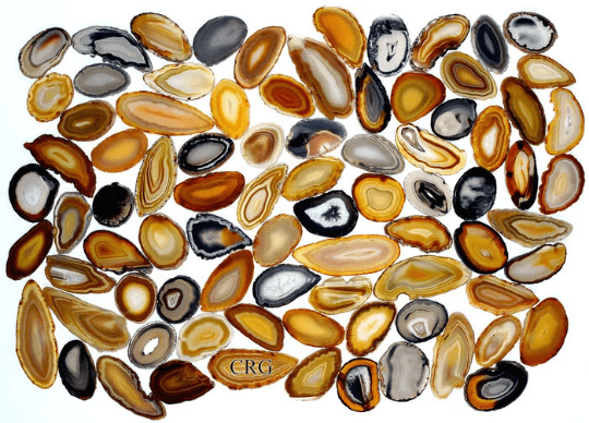 100 AGATE SLICES for Escort Cards Wedding Table Name, select your color!