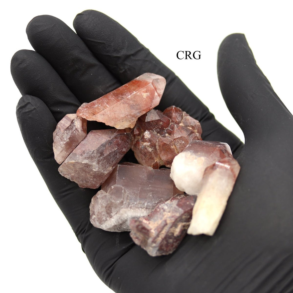 100 Gram Lot - Red Hematoid Quartz from Zimbabwe - 15-40mm