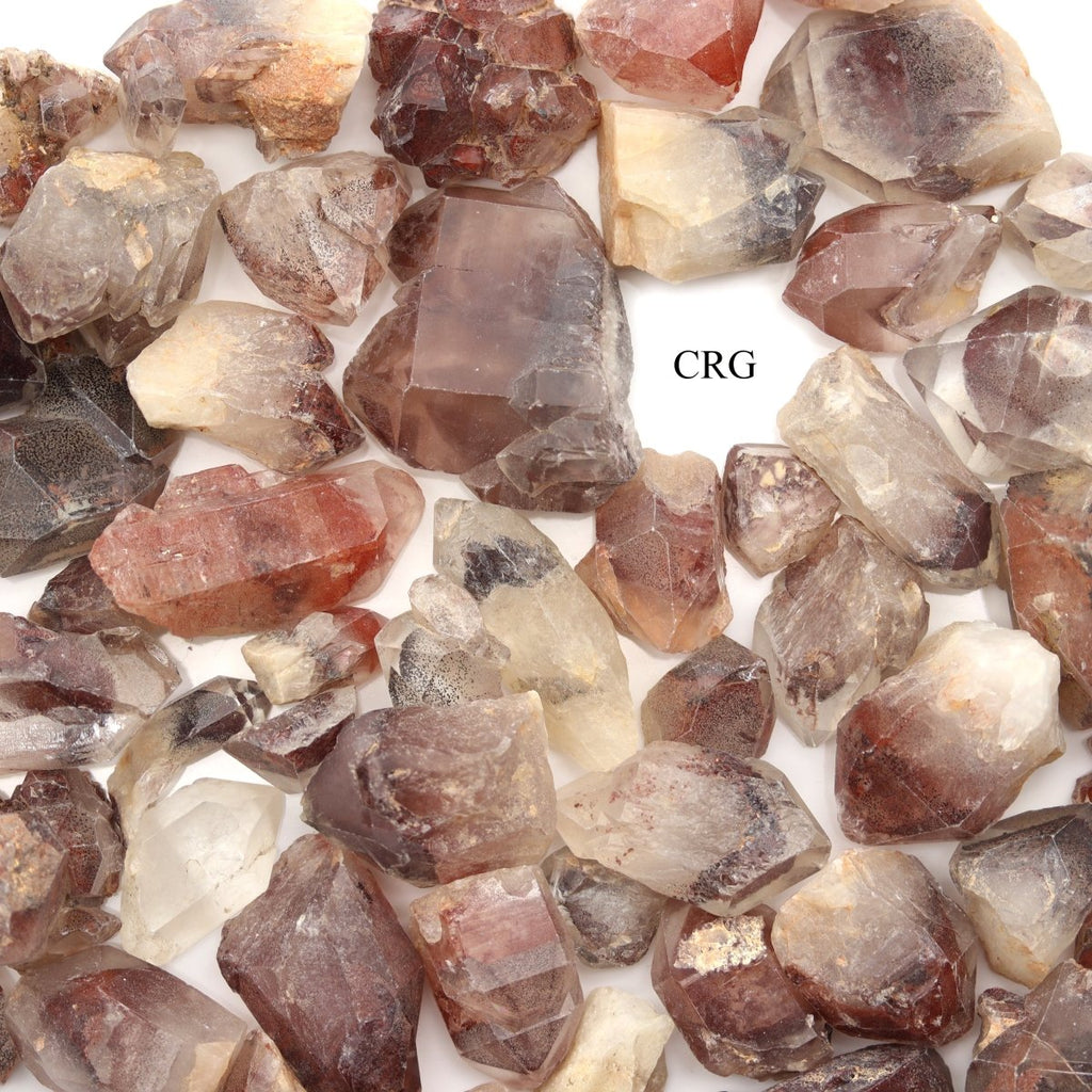 100 Gram Lot - Red Hematoid Quartz from Zimbabwe - 15-40mm