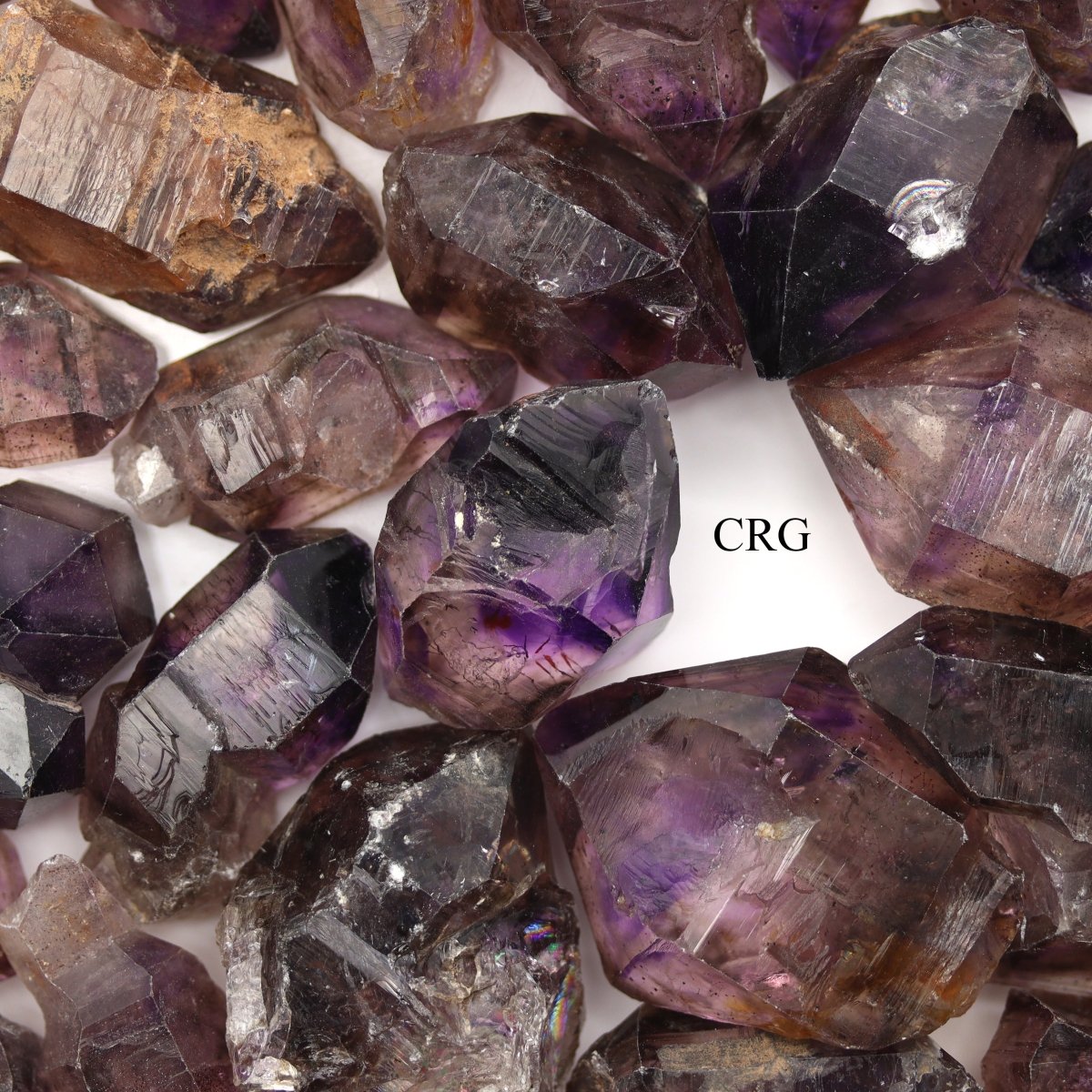 100 Gram Lot - Shangaan Smoky Amethyst Scepters from Zimbabwe - 15-50mm