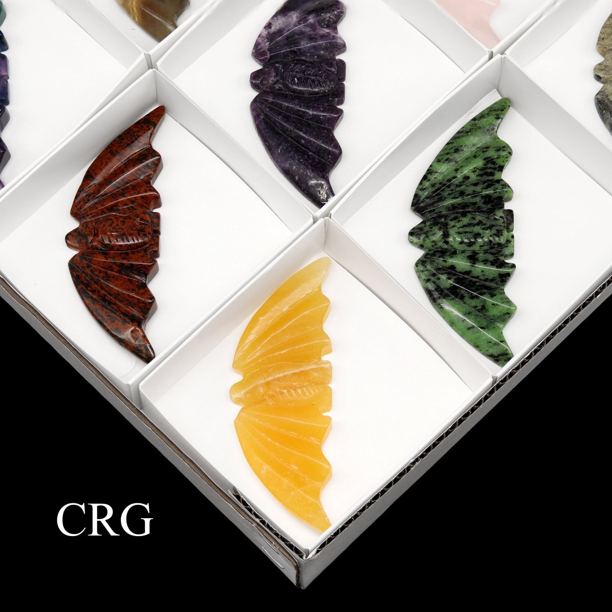 12 PIECE FLAT - Gemstone Bats / 3.75"- 4.25" avg.