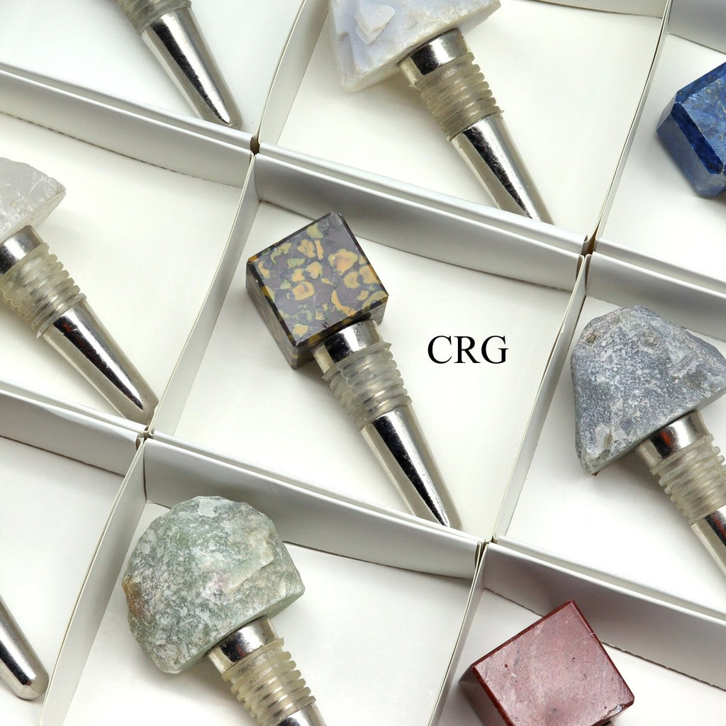 12 Piece Flat - Assorted Bottle Stoppers / 3"-4"