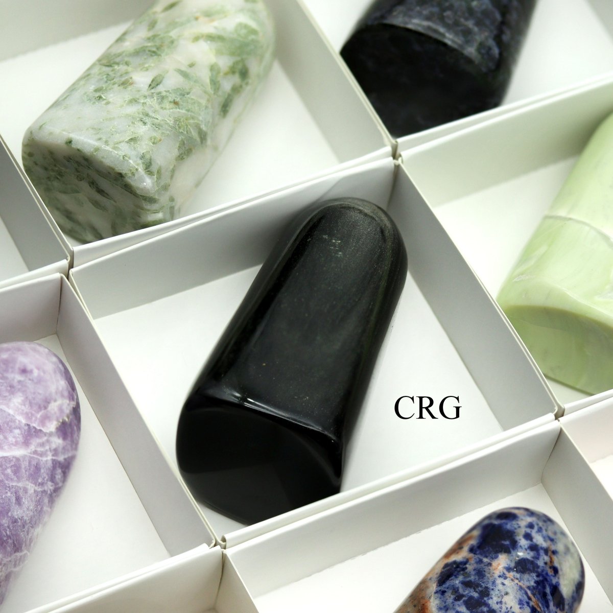 12 Piece Flat - Assorted Gemstone Freeforms