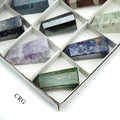 12 Piece Flat - Assorted Gemstone Points