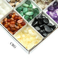 12 Stone Flat - Assorted Tumbled Gemstone / 8 oz. Lots