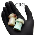18 Piece Flat - Calcite & Crystal Mushrooms