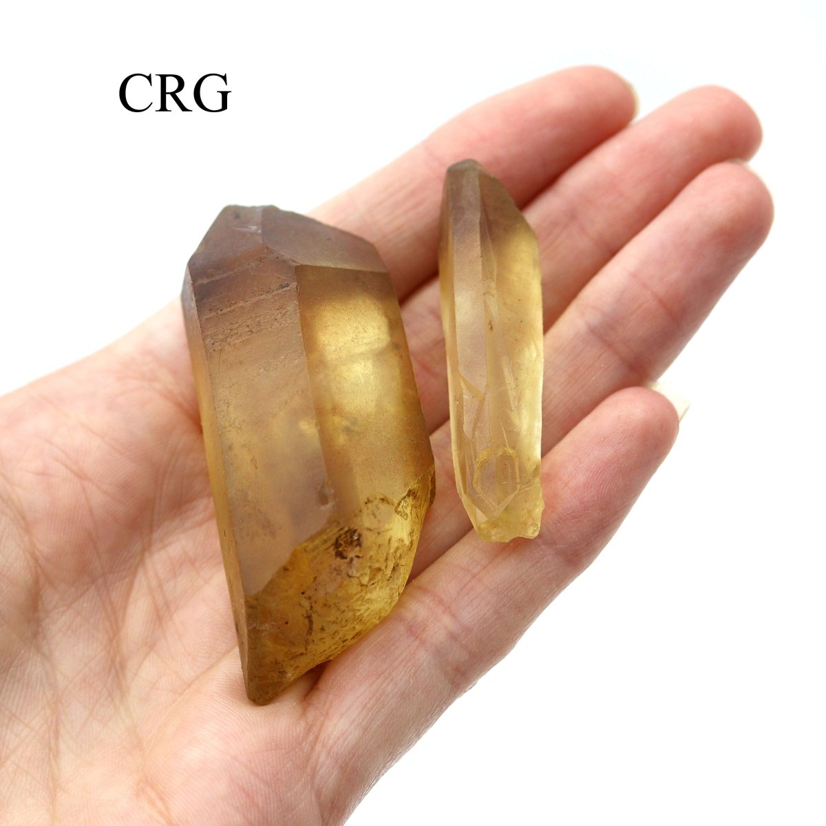 1KILO LOT - Natural Zambian Citrine Points Mixed Sizes / 1"-5"