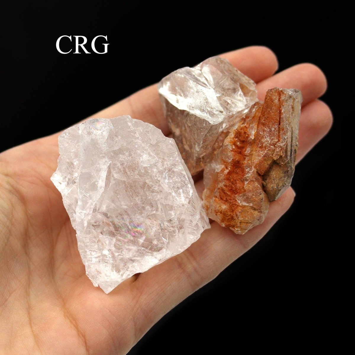 1KILO LOT - Rough Mixed Quartz from India / 1"-4" avg.