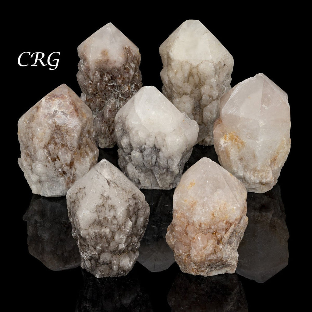 1LB LOT - Candle Quartz Tower Points AKA Cactus points