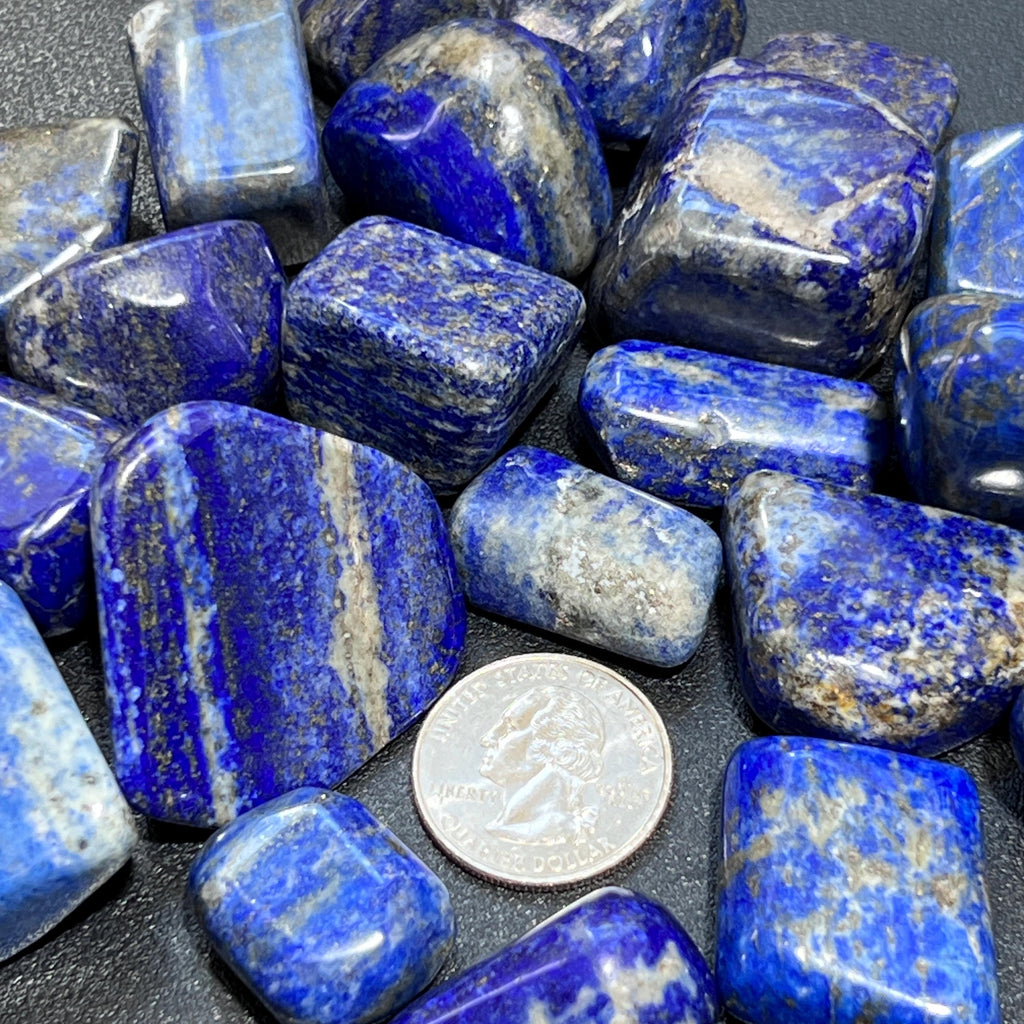 Lapis Lazuli Tumbled Stones (By The Piece or Pound)