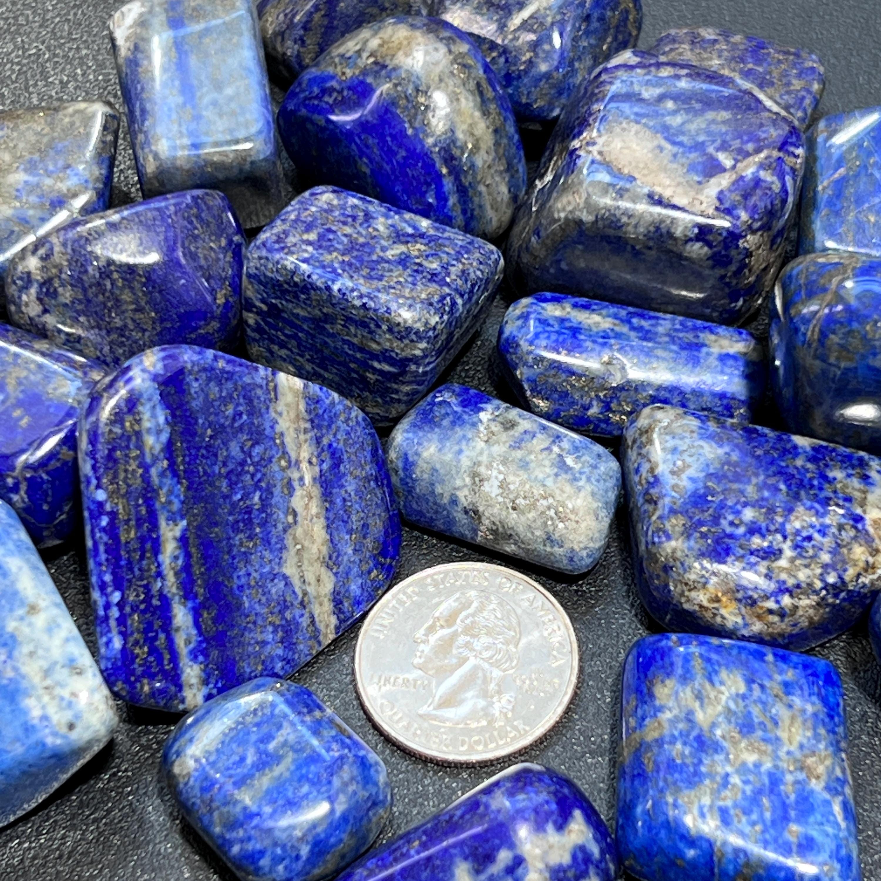Lapis Lazuli Tumbled Stones (By The Piece or Pound)