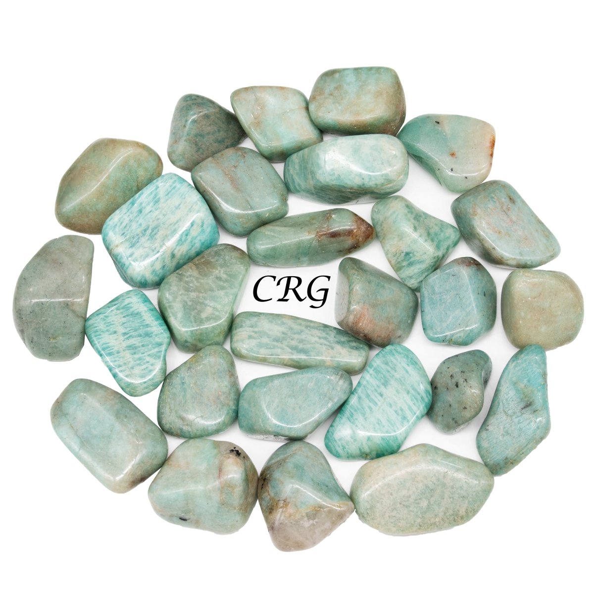1lb LOT - Amazonite Tumbled Stones from South Africa