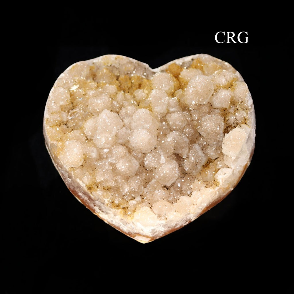 2 KILO LOT - Amethyst Druzy Heart Polished Edges / 500-750g Avg