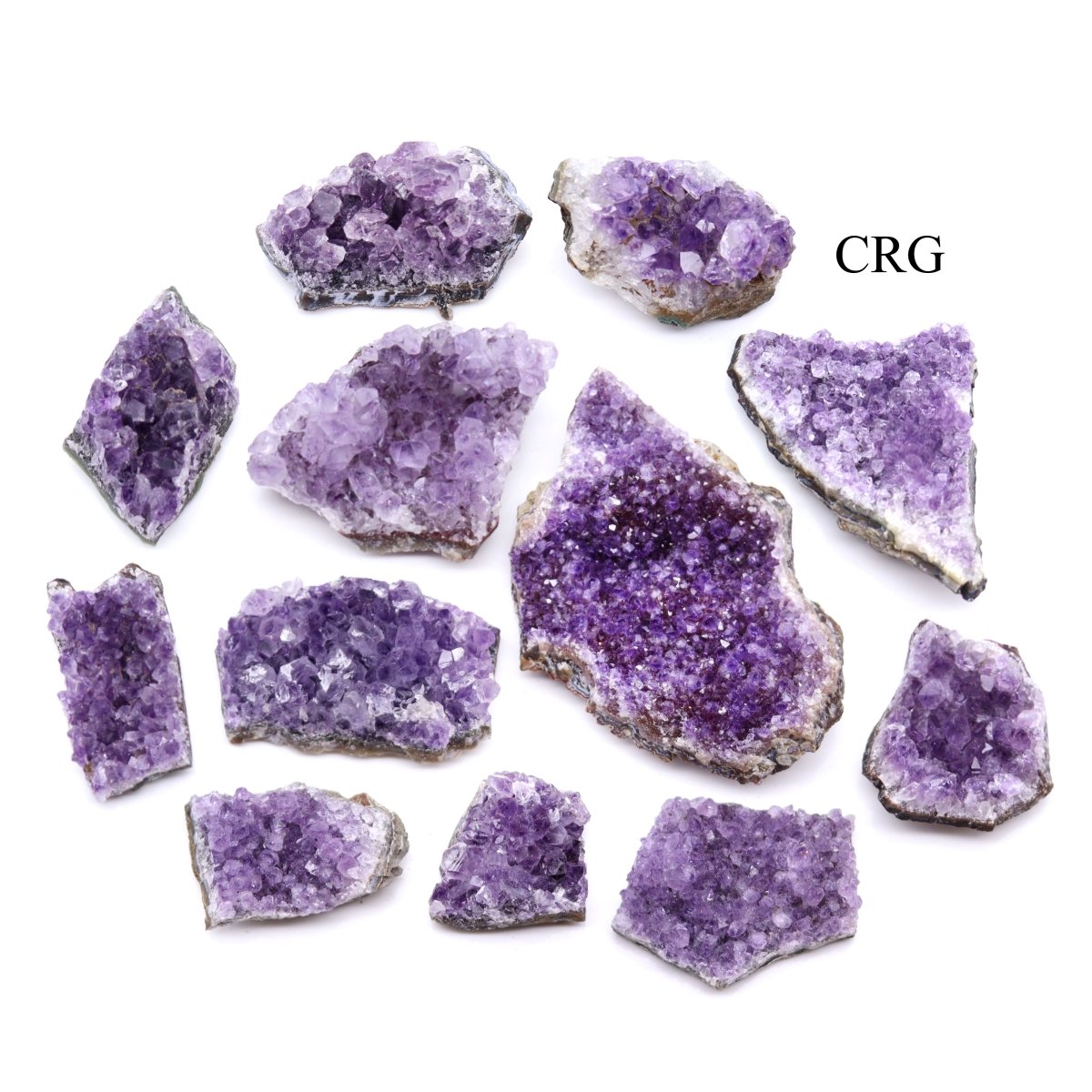 2 KILO LOT - Amethyst Druzy from Uruguaya / 25-250 GRAMS AVG / MIXED SIZES