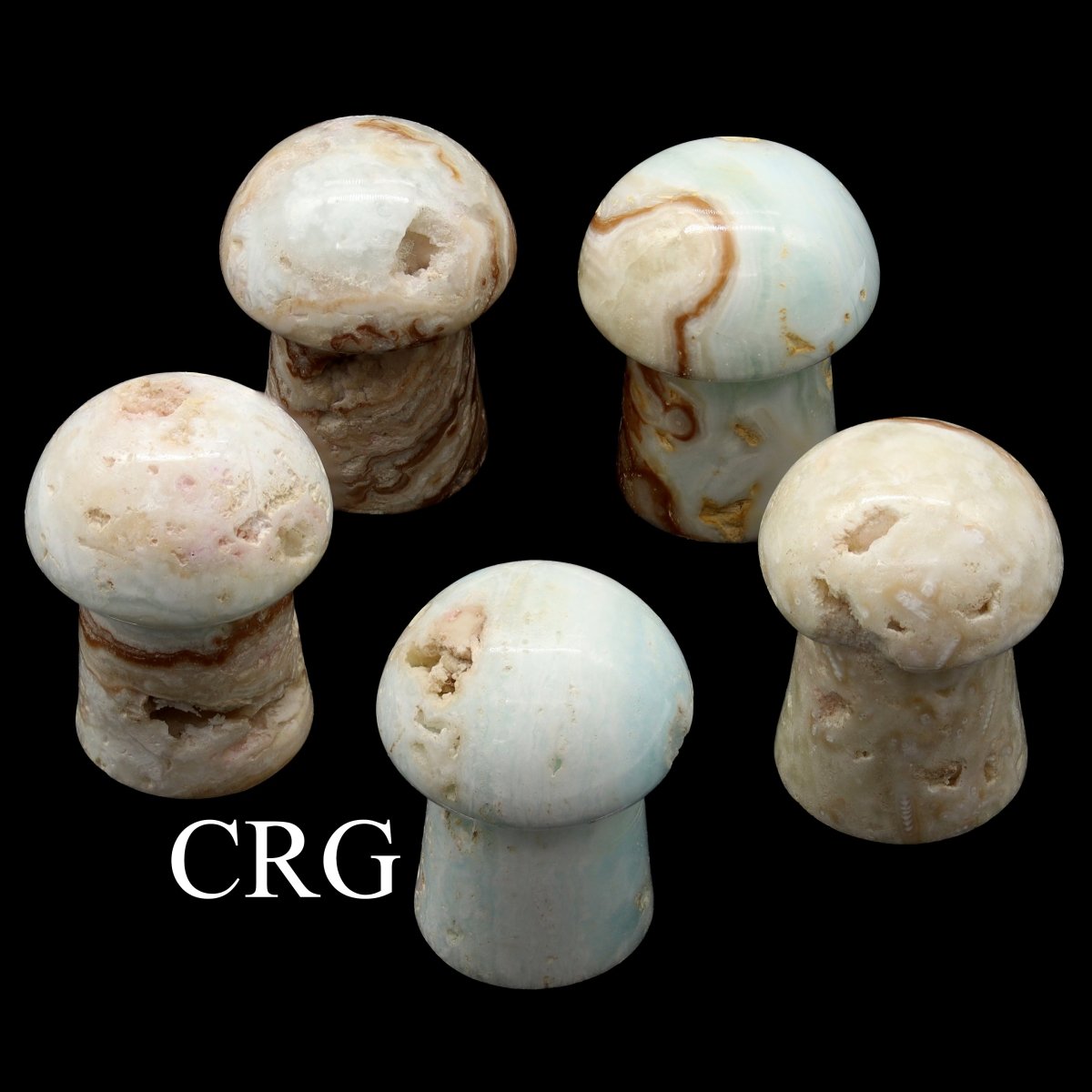 2 KILO LOT - Caribbean Calcite Mushrooms / MIXED SIZES