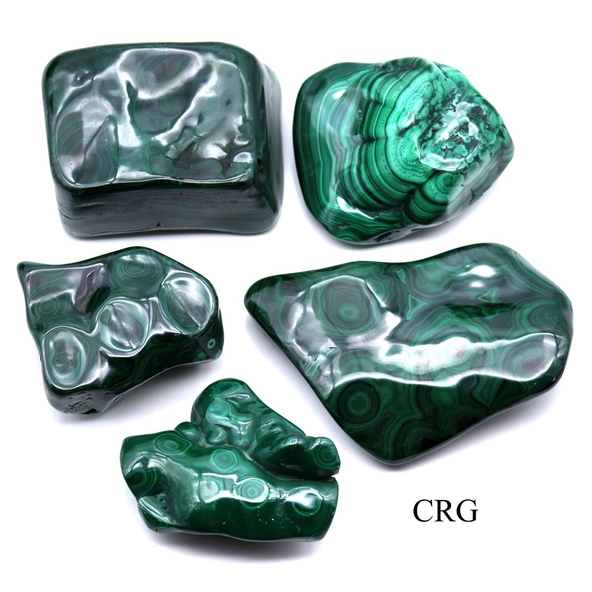 2 KILO LOT - Malachite Free Forms from Brazil / 3"-6" avg.