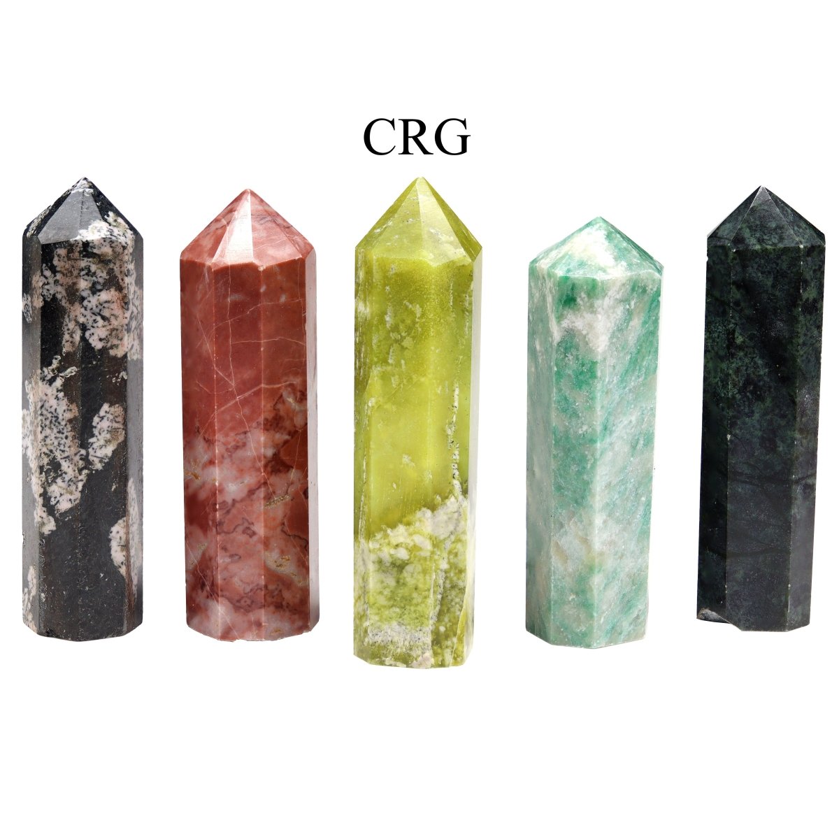 2 KILO LOT - Mixed Gemstone Towers from Pakistan / MIXED SIZES