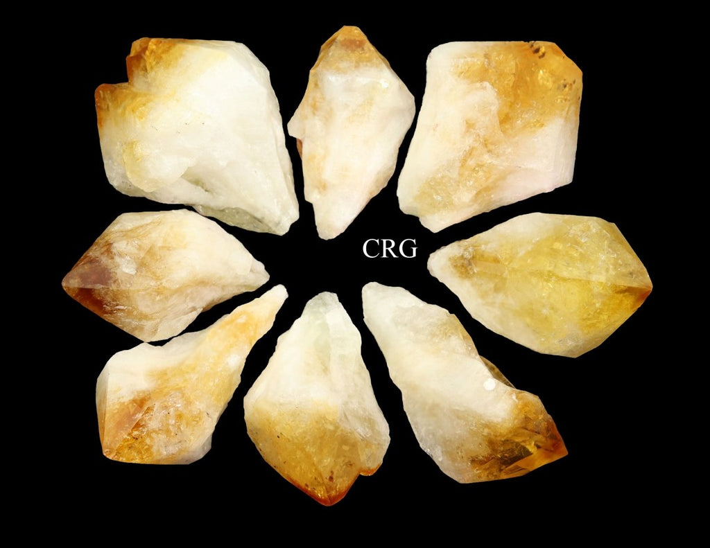 2 KILO LOT - Raw Citrine Points Extra Quality / MIXED SIZES