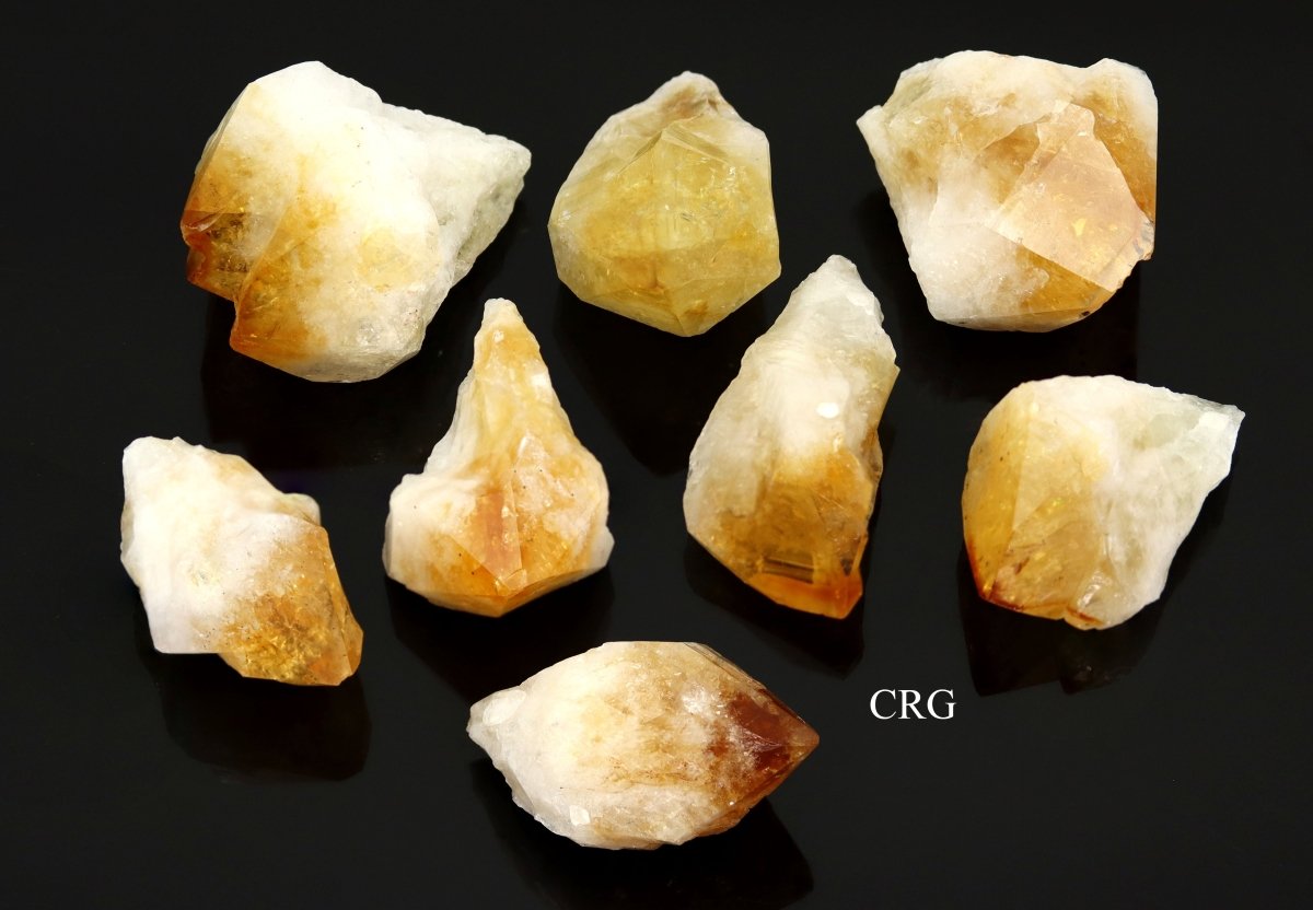 2 KILO LOT - Raw Citrine Points Extra Quality / MIXED SIZES