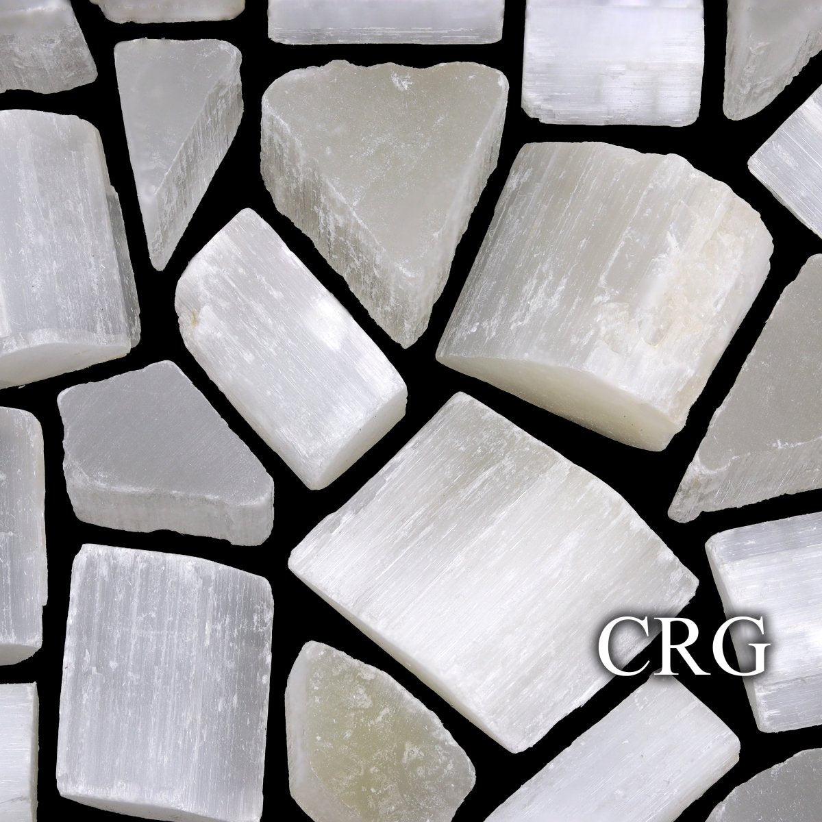Rough Selenite Chunks 30mm (1 Kilo)