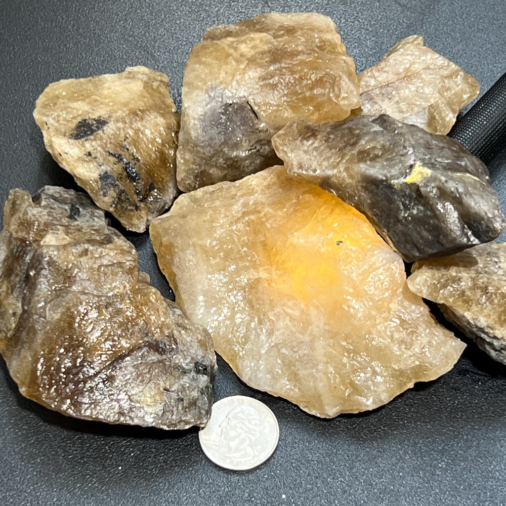 Large Citrine Crystals (Natural Untreated) Rough Raw Stones (By The Piece or Pound)