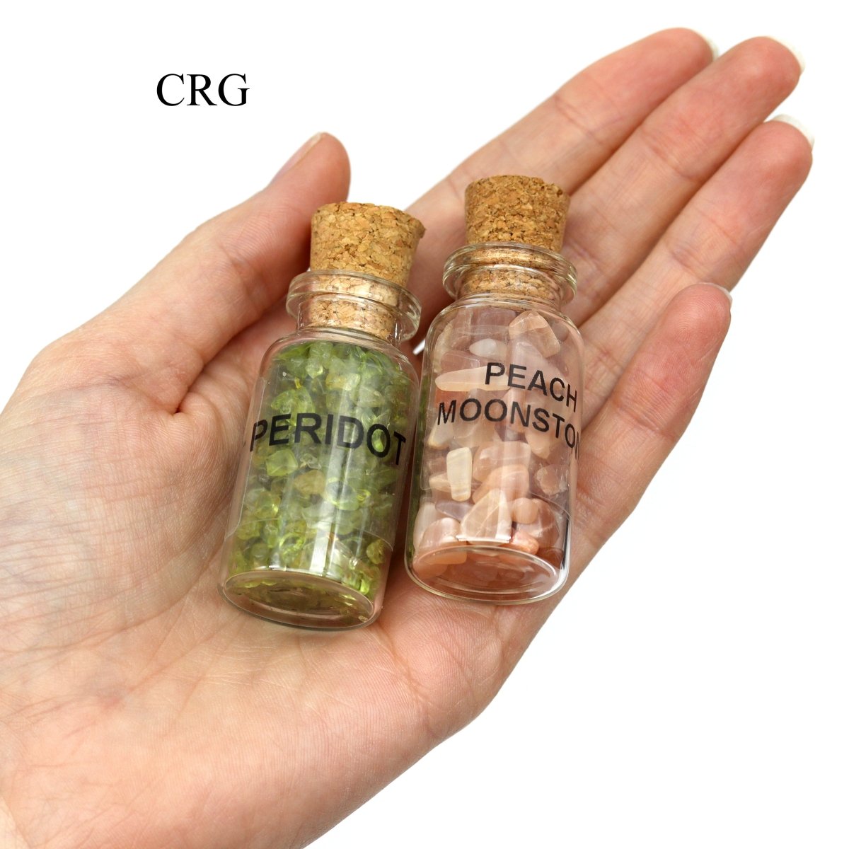 24 Piece Flat - Bottled Gemstone Chips