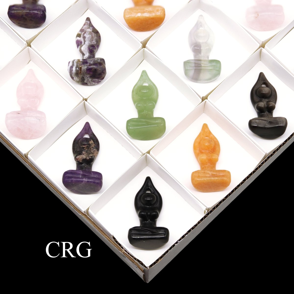 24 Piece Flat - Goddess Yoga Statue / 2"-3" avg.