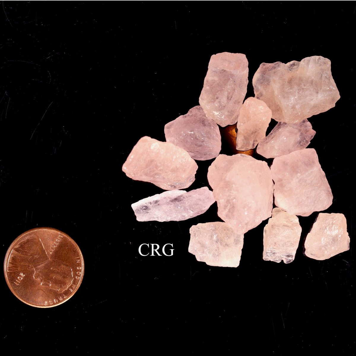 25 GRAM LOT - Raw Natural Morganite / 10-30 MM AVG