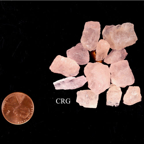 25 GRAM LOT - Raw Natural Morganite / 10-30 MM AVG