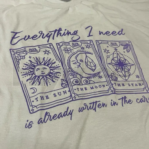 "It's All In The Cards" – Mystical Amethyst Infused Unisex Graphic Top