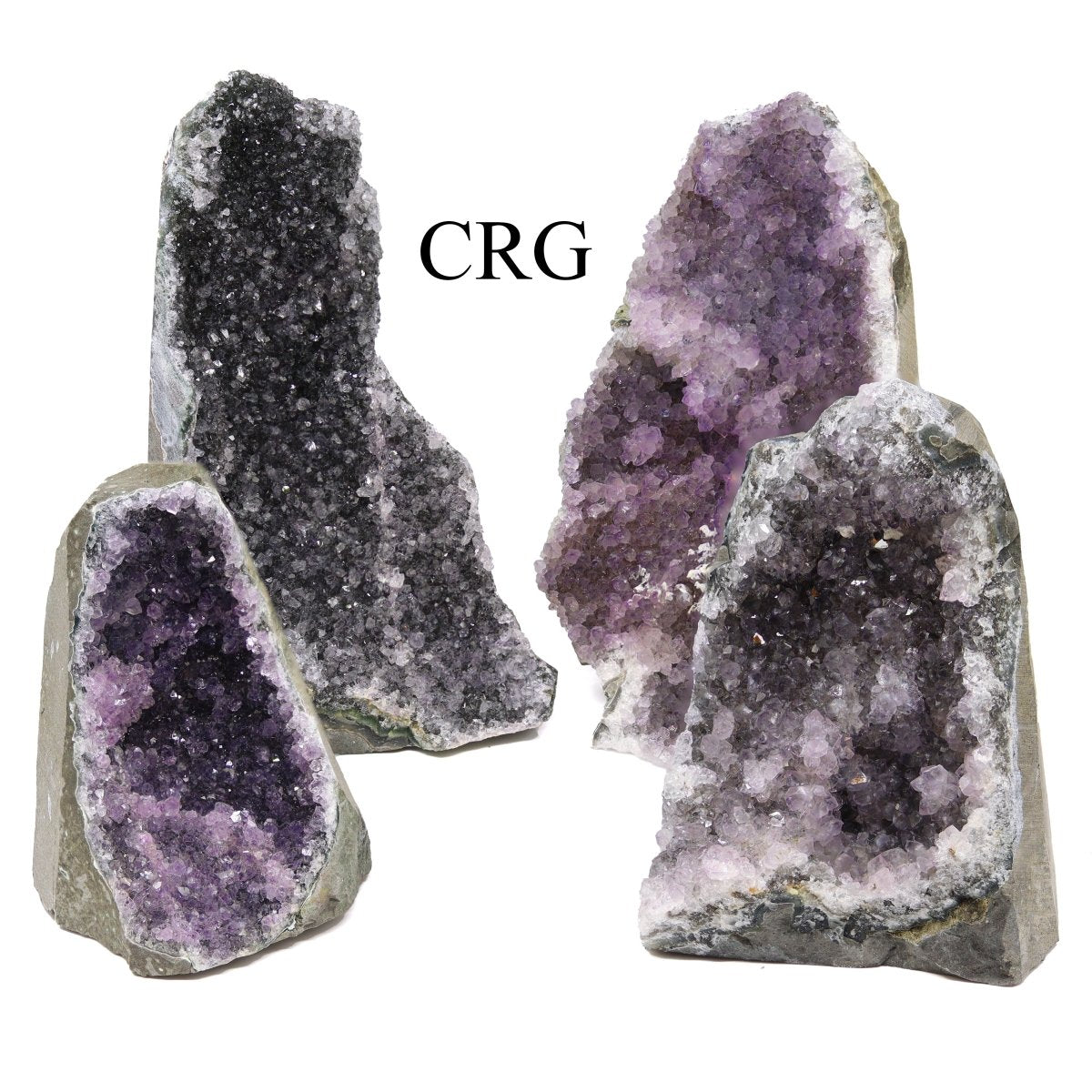 3 KILO LOT - Rough Amethyst Druzy W/ Cut Base / A Grade