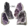 3 KILO LOT - Rough  Amethyst Druzy W/ Cut Base  - MIXED SIZES