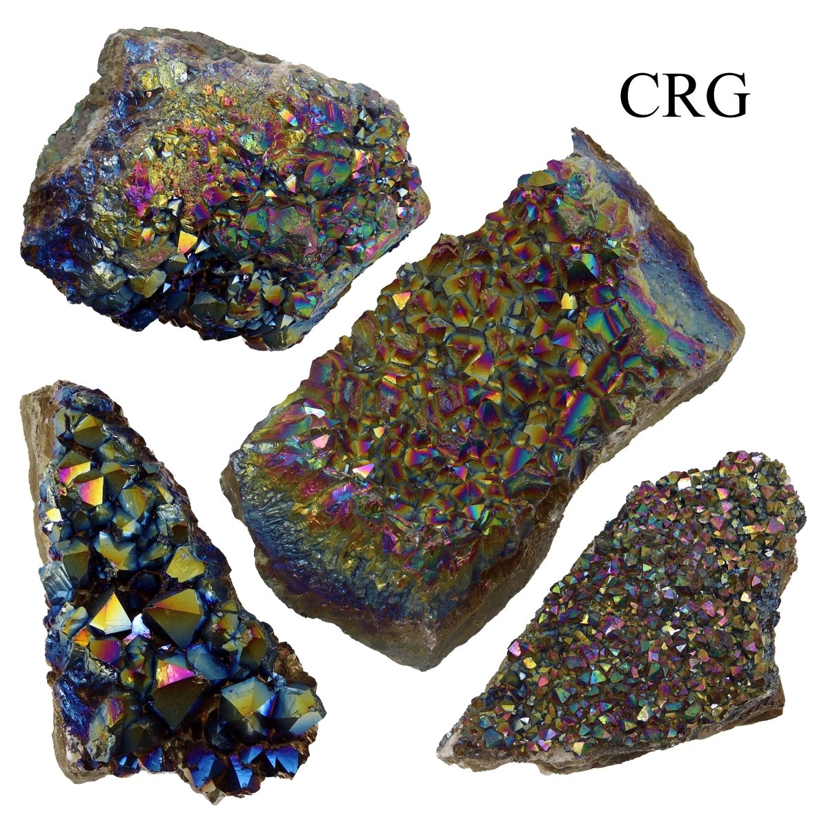 Titanium Amethyst Druzy - Mixed Sizes - 3 KILO LOT