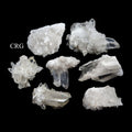 3 LB LOT - Crystal Quartz Clusters / 25-500 GRAMS AVG