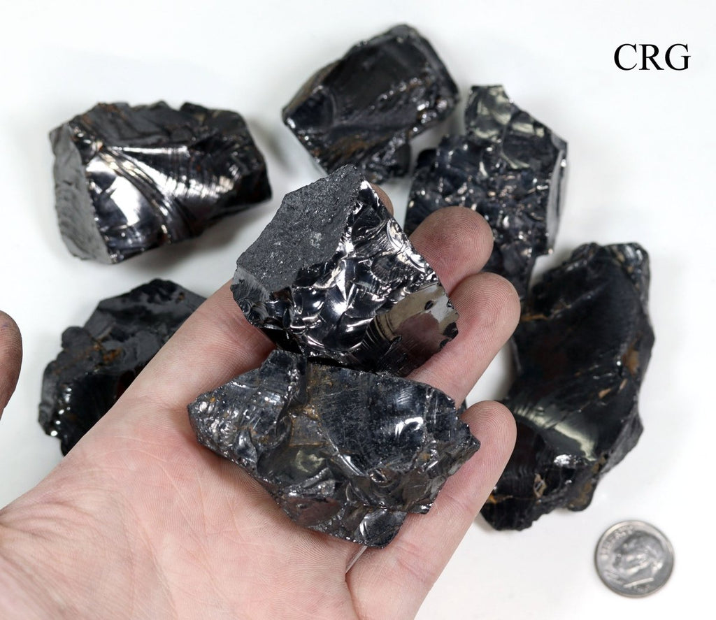 300 GRAM LOT - Elite Rough Shungite from Russia / 31-40g Avg