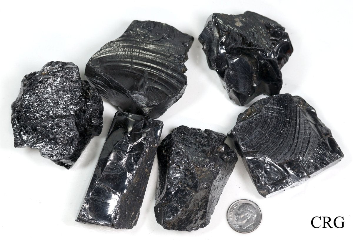 300 GRAM LOT - Elite Rough Shungite from Russia Rough / 41-50g Avg