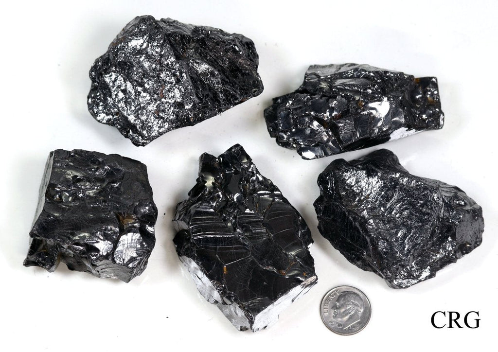 300 GRAM LOT - Elite Rough Shungite from Russia / 51-60g Avg