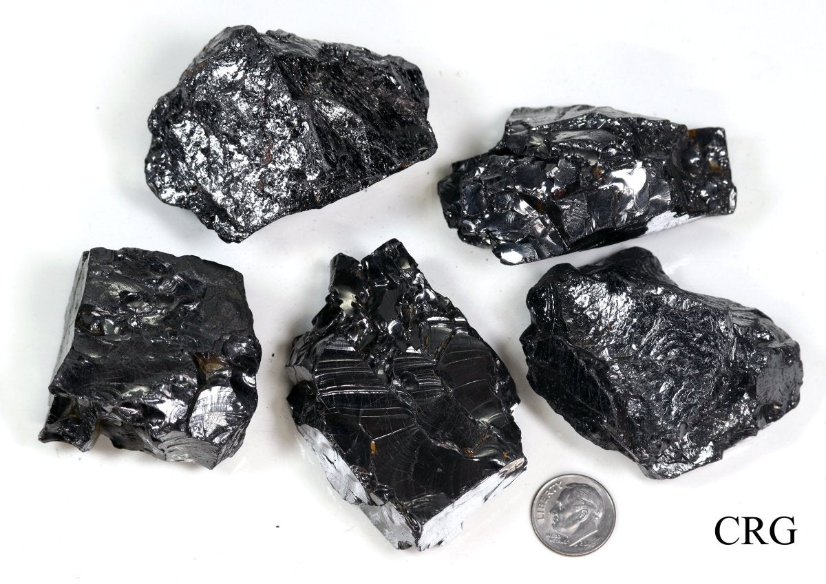 300 GRAM LOT - Elite Rough Shungite from Russia / 51-60g Avg