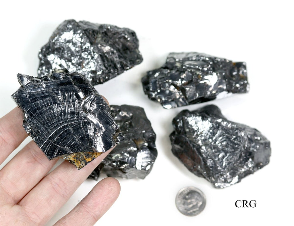 300 GRAM LOT - Elite Rough Shungite from Russia / 51-60g Avg