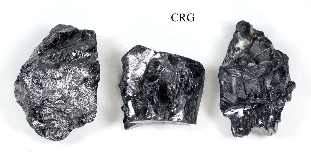 300 GRAM LOT - Elite Rough Shungite from Russia / 51-60g Avg
