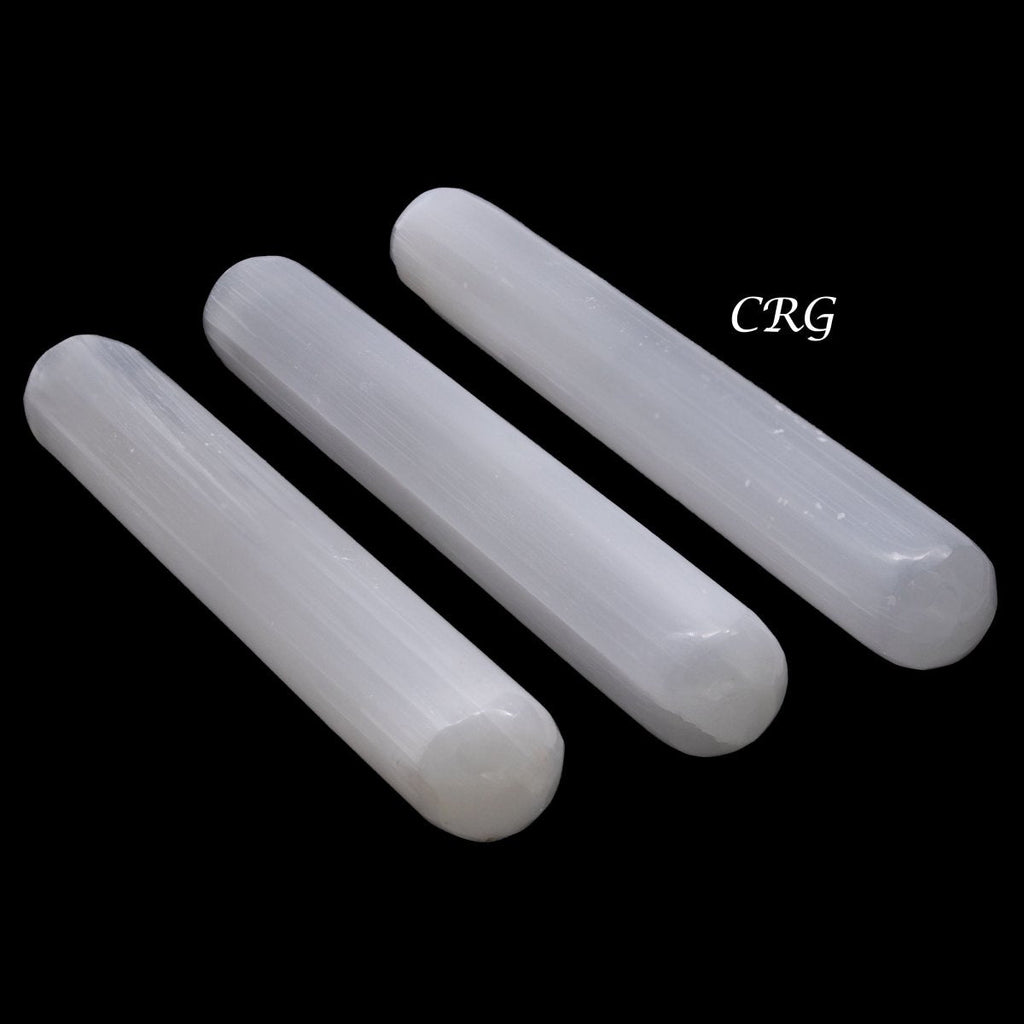 Selenite Massage Wand 5 to 6 Inches (4 Pieces)