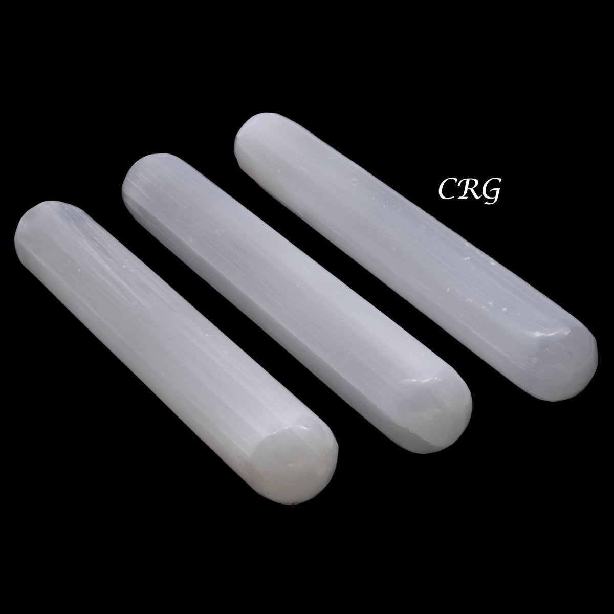 Selenite Massage Wand 5 to 6 Inches (4 Pieces)