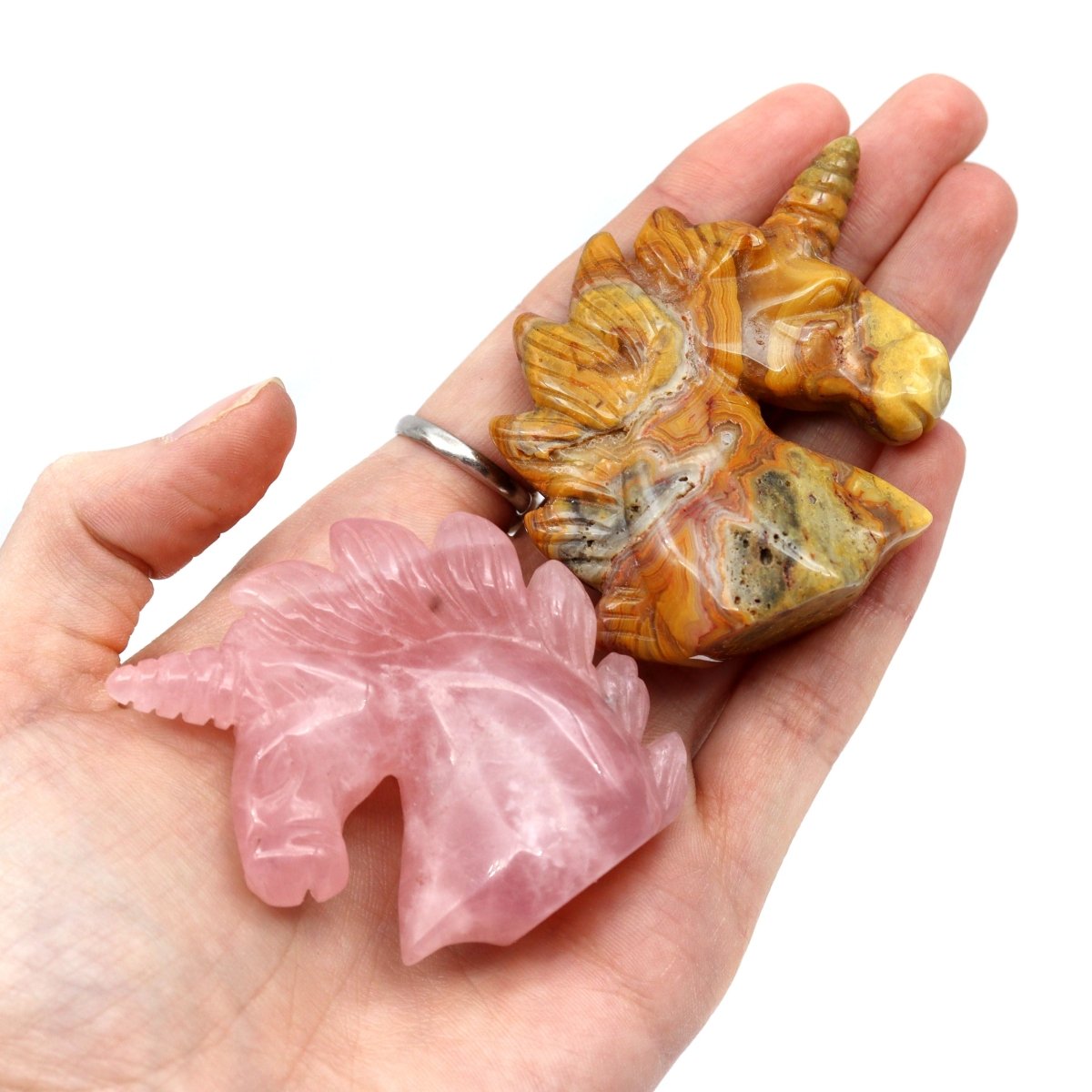 35 PC FLAT - Assorted Gemstone Unicorns / WHOLESALE FLAT